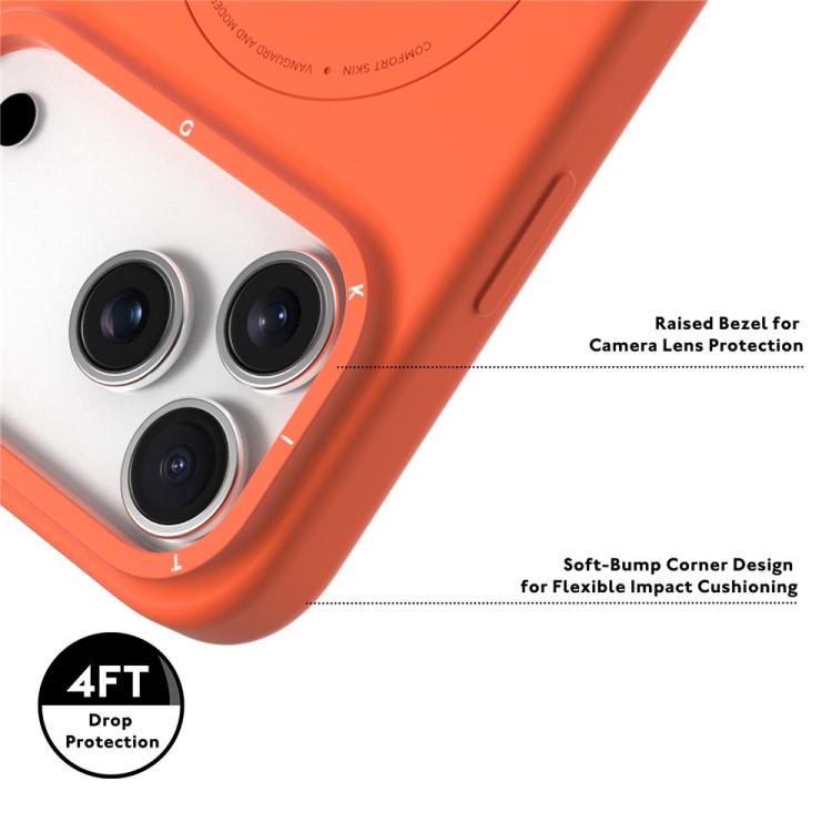 Custodia per telefono in silicone liquido magnetico YOUNGKIT serie Morandi, For iPhone 17 Pro Max, For iPhone 17 Pro, For iPhone 17, For iPhone Air