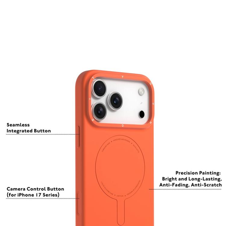 Custodia per telefono in silicone liquido magnetico YOUNGKIT serie Morandi, For iPhone 17 Pro Max, For iPhone 17 Pro, For iPhone 17, For iPhone Air