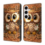 Custodia per telefono in ecopelle con effetto cristallo., For Samsung Galaxy S25 5G / S24 5G