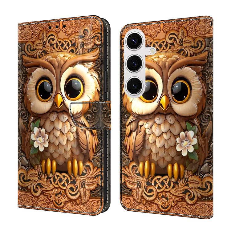 Custodia per telefono in ecopelle con effetto cristallo., For Samsung Galaxy S25 5G / S24 5G