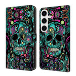 Custodia per telefono in ecopelle con effetto cristallo., For Samsung Galaxy S25 5G / S24 5G