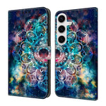 Custodia per telefono in ecopelle con effetto cristallo., For Samsung Galaxy S25 5G / S24 5G