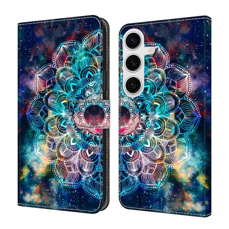 Custodia per telefono in ecopelle con effetto cristallo., For Samsung Galaxy S25 5G / S24 5G