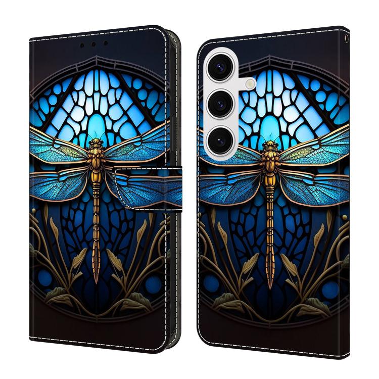 Custodia per telefono in ecopelle con effetto cristallo., For Samsung Galaxy S25+ 5G / S24+ 5G
