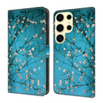 Custodia per telefono in ecopelle con effetto cristallo., For Samsung Galaxy S24 Ultra 5G