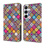 Custodia per telefono in ecopelle con effetto cristallo., For Samsung Galaxy A55 5G