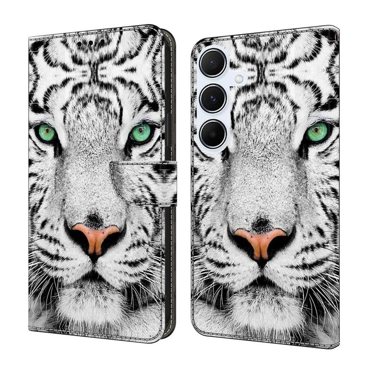 Custodia per telefono in ecopelle con effetto cristallo., For Samsung Galaxy A55 5G
