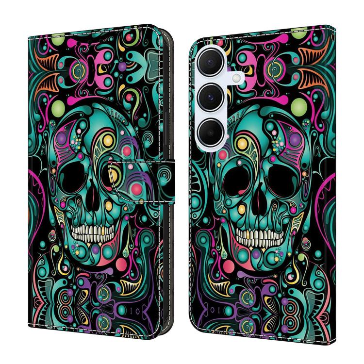 Custodia per telefono in ecopelle con effetto cristallo., For Samsung Galaxy A55 5G