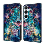 Custodia per telefono in ecopelle con effetto cristallo., For Samsung Galaxy A55 5G