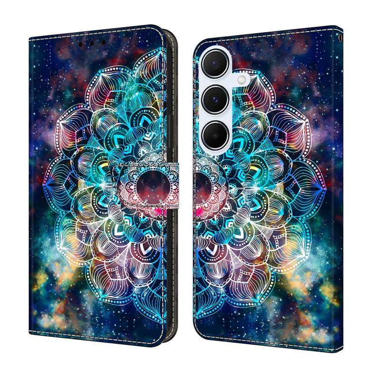 Custodia per telefono in ecopelle con effetto cristallo., For Samsung Galaxy A55 5G