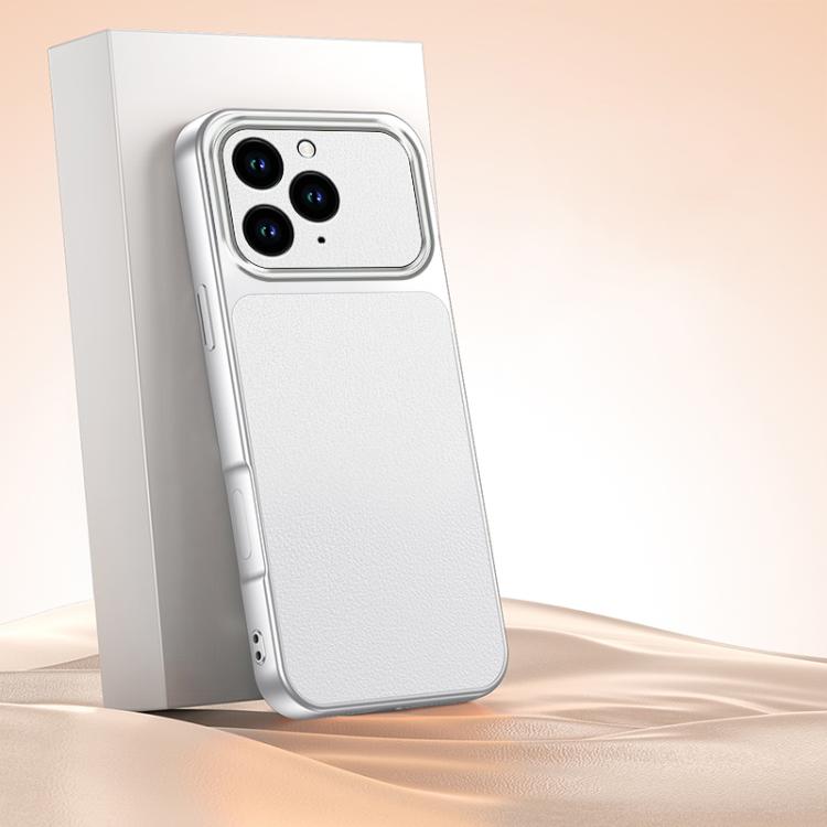 Custodia TPU effetto pelle per iPhone 12 Pro Max