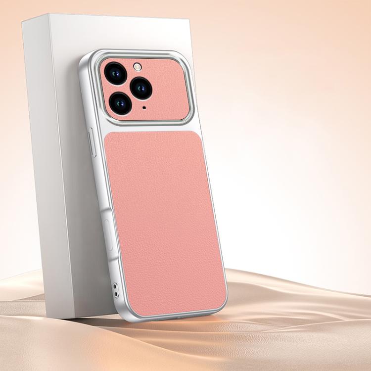 Custodia TPU effetto pelle di agnello per iPhone 14 Pro Max