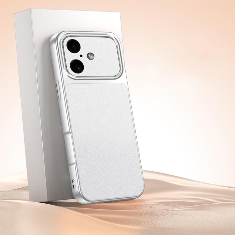 Custodia TPU effetto pelle per iPhone 16 e 15 Pro