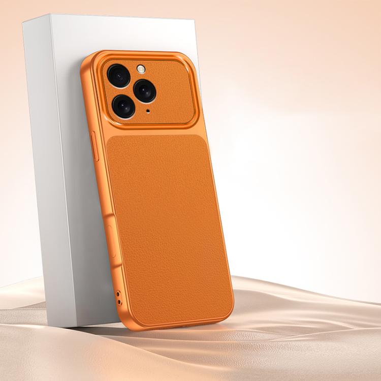 Custodia TPU effetto pelle di agnello per iPhone Air