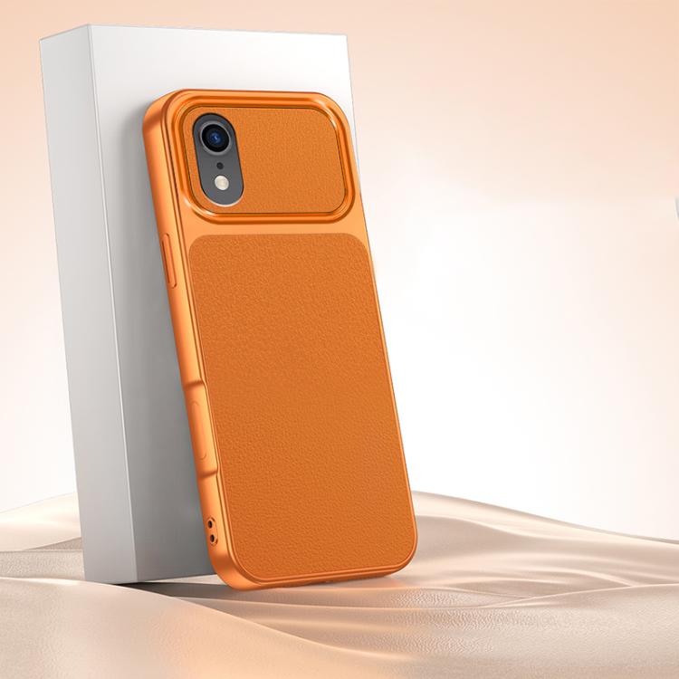 Custodia TPU effetto pelle di agnello per iPhone 11