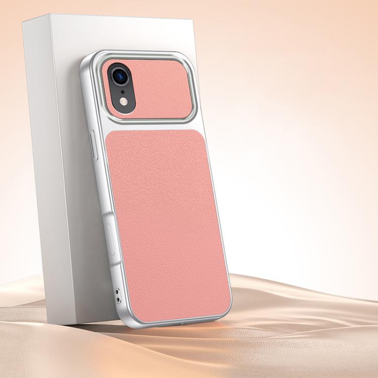 Custodia TPU effetto pelle di agnello per iPhone 11