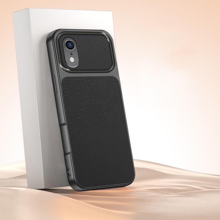 Custodia TPU effetto pelle di agnello per iPhone 11