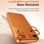 Custodia TPU effetto pelle di agnello per iPhone Air