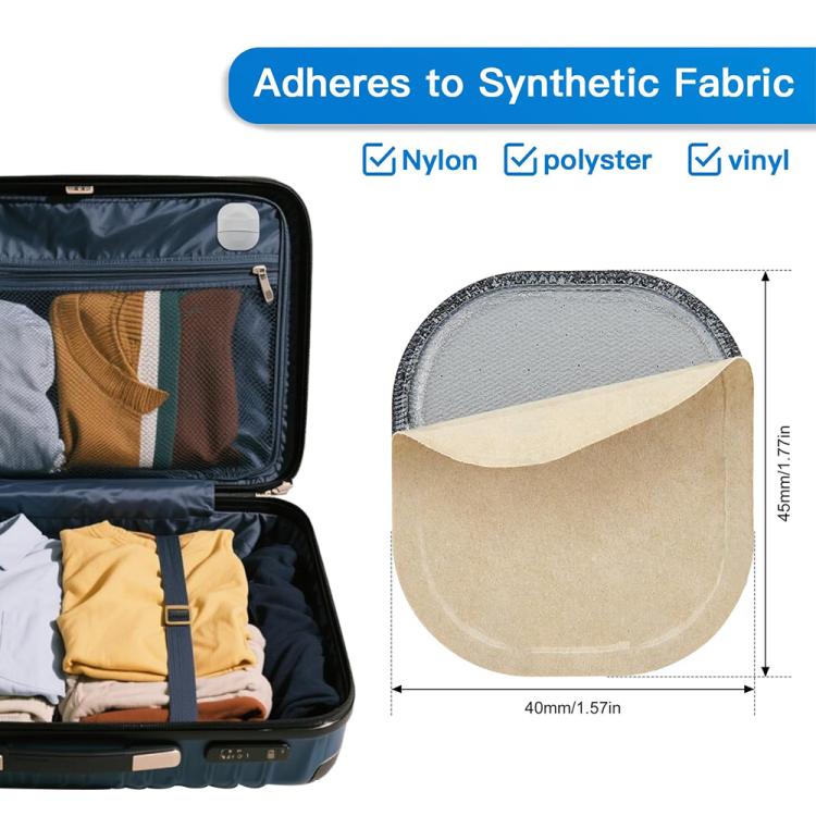 Custodia protettiva XDcase con retro adesivo in tessuto elastico e design a carte., For AirTag 2nd Gen / 1st Gen