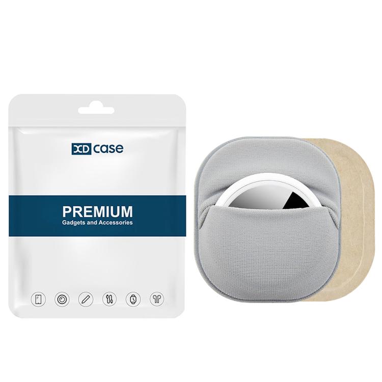 Custodia protettiva XDcase con retro adesivo in tessuto elastico e design a carte., For AirTag 2nd Gen / 1st Gen