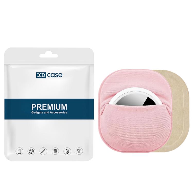 Custodia protettiva XDcase con retro adesivo in tessuto elastico e design a carte., For AirTag 2nd Gen / 1st Gen