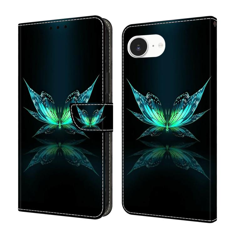 Custodia portafoglio in ecopelle effetto cristallo per iPhone 17e