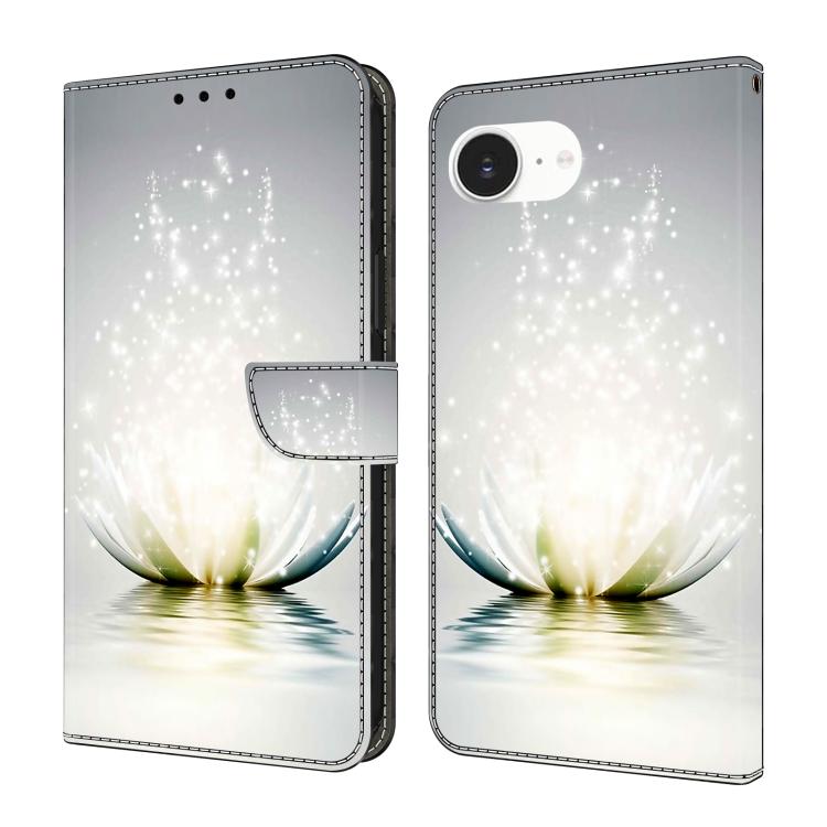 Custodia portafoglio in ecopelle effetto cristallo per iPhone 17e