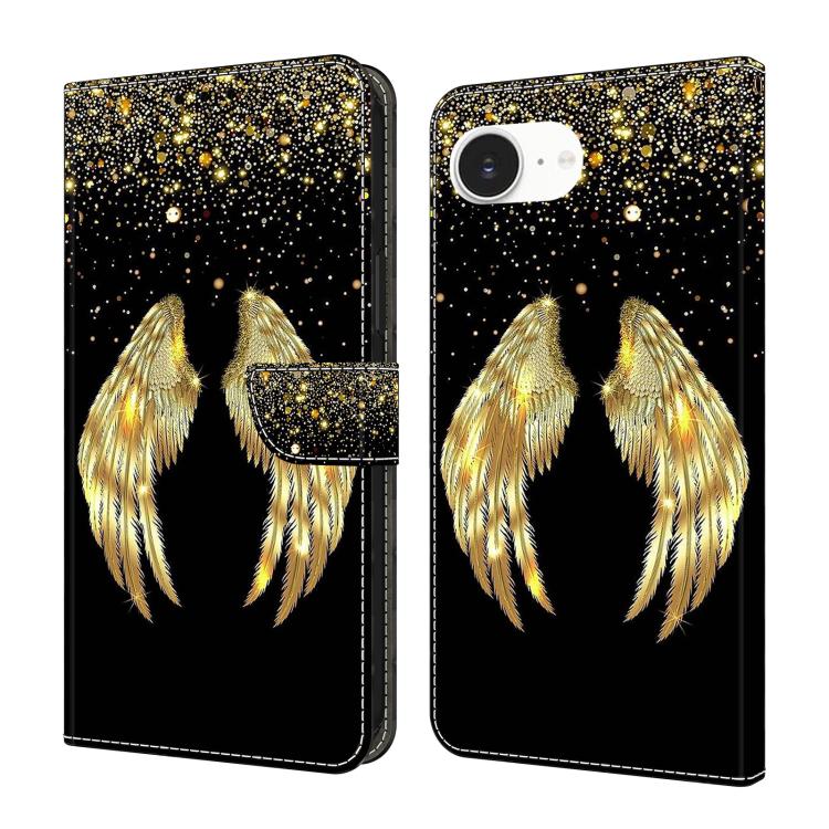 Custodia portafoglio in ecopelle effetto cristallo per iPhone 17e