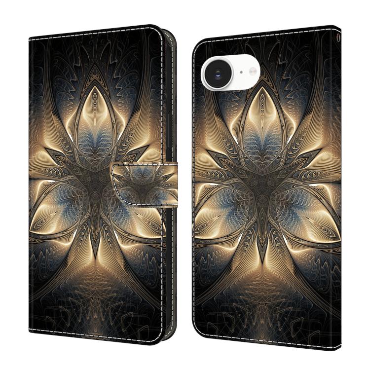 Custodia portafoglio in ecopelle effetto cristallo per iPhone 17e