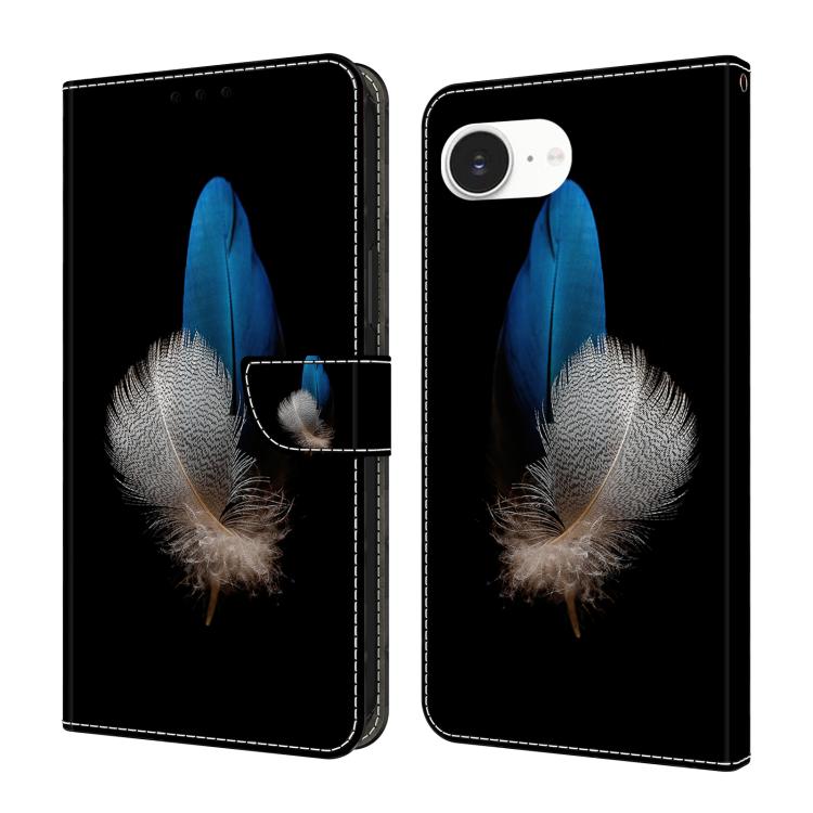 Custodia portafoglio in ecopelle effetto cristallo per iPhone 17e