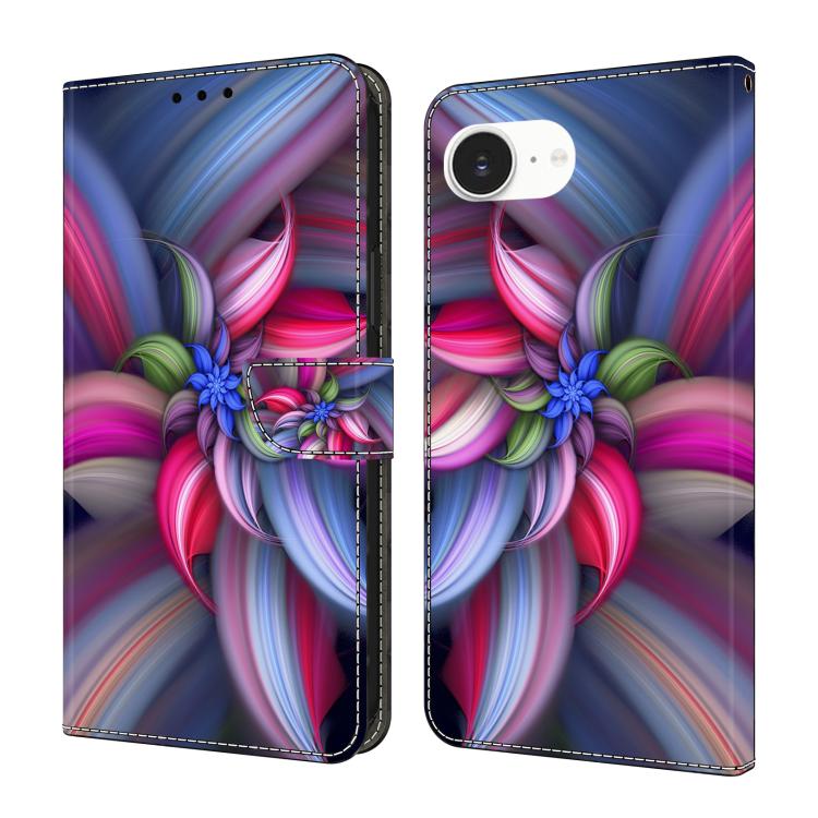Custodia portafoglio in ecopelle effetto cristallo per iPhone 17e