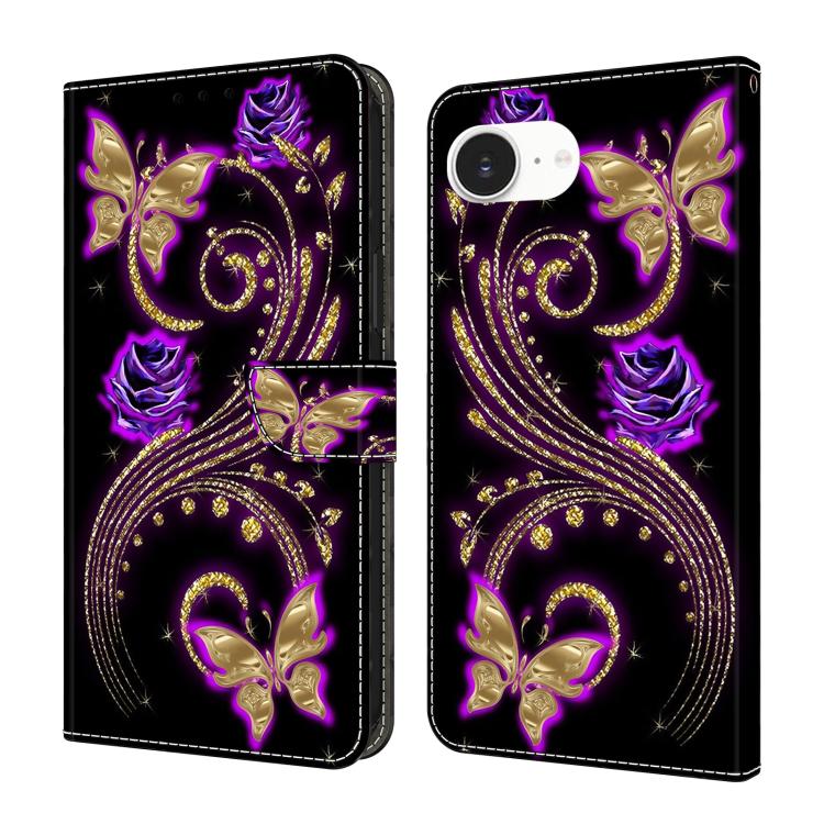 Custodia portafoglio in ecopelle effetto cristallo per iPhone 17e