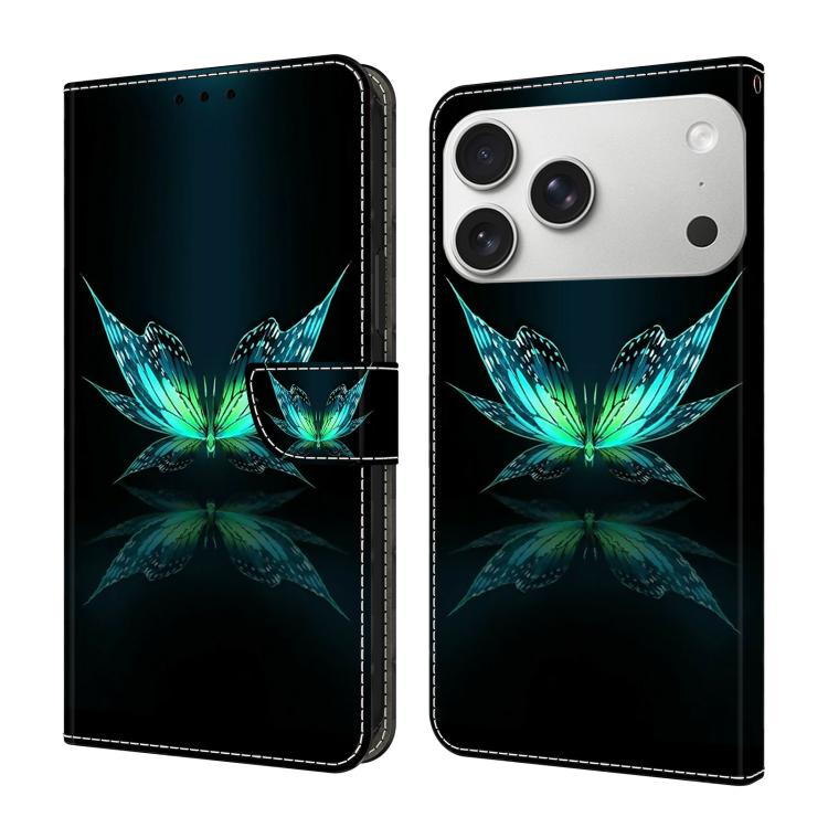 Custodia portafoglio in ecopelle effetto cristallo per iPhone 17