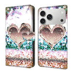 Custodia portafoglio in ecopelle effetto cristallo per iPhone 17