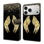 Custodia portafoglio in ecopelle effetto cristallo per iPhone 17