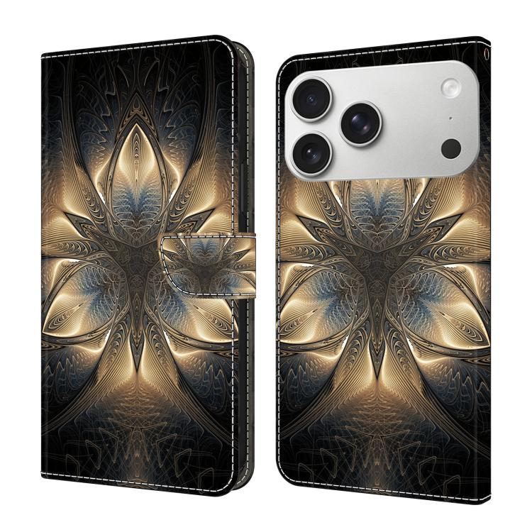 Custodia portafoglio in ecopelle effetto cristallo per iPhone 17