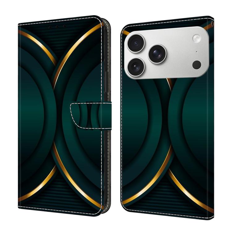 Custodia portafoglio in ecopelle effetto cristallo per iPhone 17