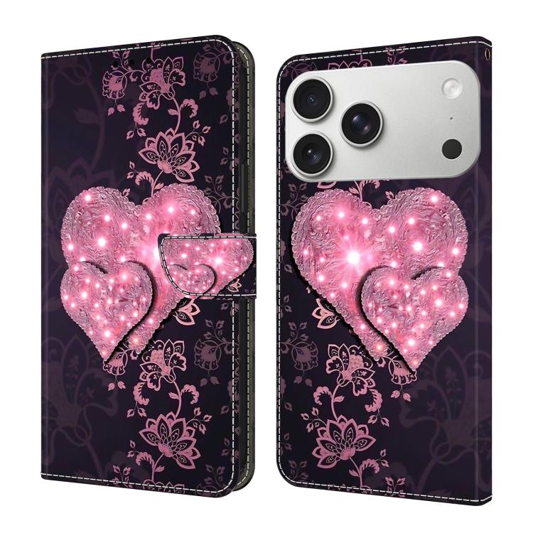 Custodia portafoglio in ecopelle effetto cristallo per iPhone 17