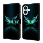 Custodia portafoglio in ecopelle effetto cristallo per iPhone 17