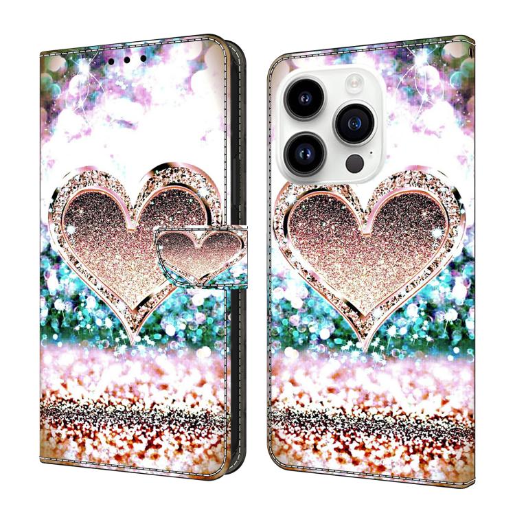 Custodia portafoglio in ecopelle effetto cristallo per iPhone 16
