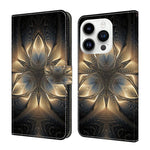 Custodia portafoglio in ecopelle effetto cristallo per iPhone 16