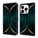 Custodia portafoglio in ecopelle effetto cristallo per iPhone 16