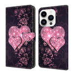 Custodia portafoglio in ecopelle effetto cristallo per iPhone 16