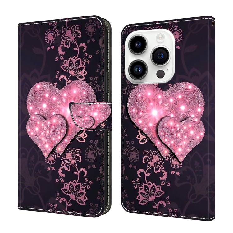 Custodia portafoglio in ecopelle effetto cristallo per iPhone 16