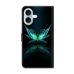 Custodia portafoglio in ecopelle effetto cristallo per iPhone 16