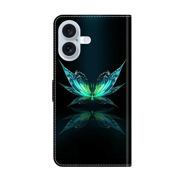 Custodia portafoglio in ecopelle effetto cristallo per iPhone 16