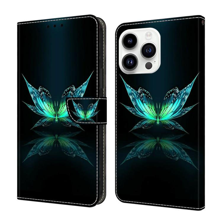 Custodia portafoglio in ecopelle effetto cristallo per iPhone 15