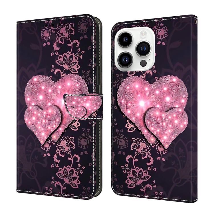 Custodia portafoglio in ecopelle effetto cristallo per iPhone 15