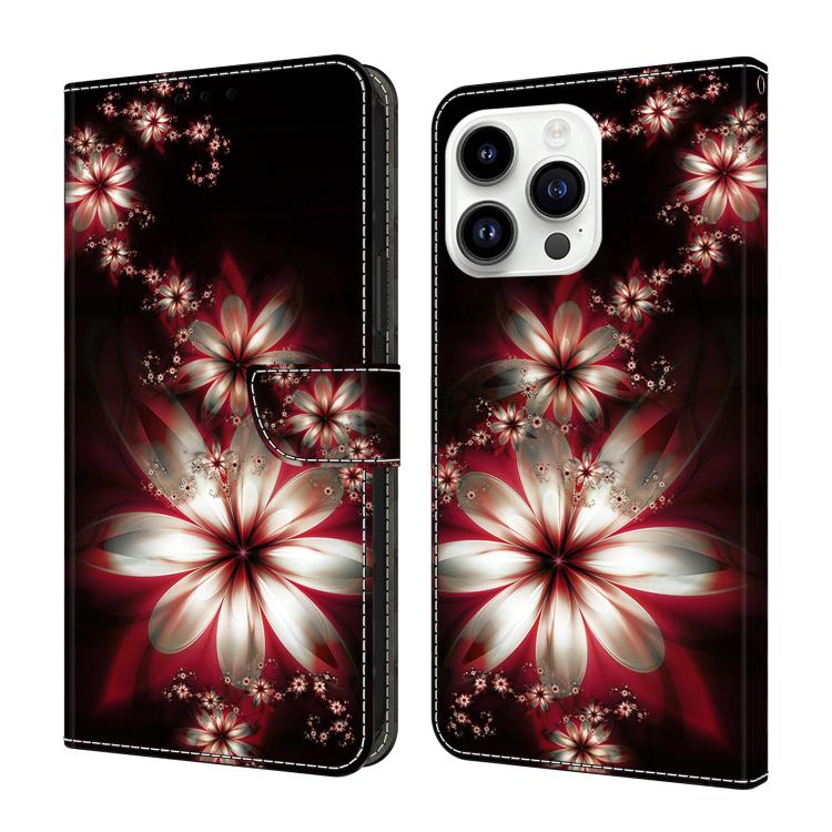 Custodia portafoglio in ecopelle effetto cristallo per iPhone 15