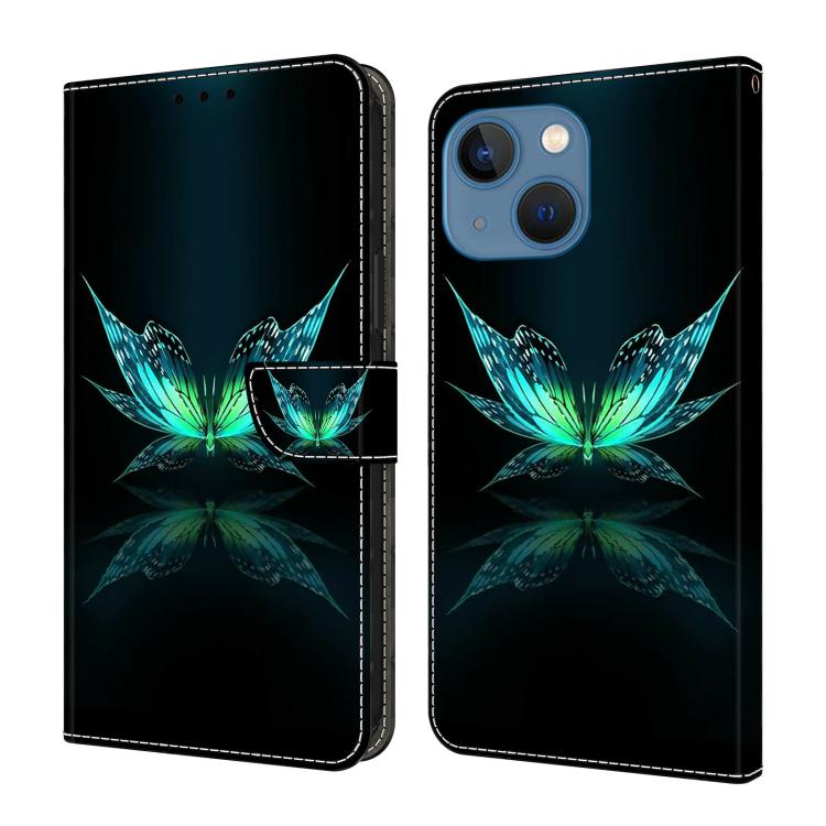 Custodia portafoglio in ecopelle effetto cristallo per iPhone 14